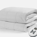 Sunbeam Comfort Quilted Heated Mattress Pad Full White 12 Heat Settings