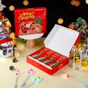 Christmas Lollipops Candy, 4 Pack Christmas Candy Individually Wrapped, Fruit Flavored Light-Up Suckers Bulk For Festive Treats (EXP 07/15/25)