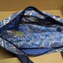 American Mahjong Game Set, 166 Blue Tiles (1.2), 4 All-in-One Color Rack/Pushers & Drawstring Bag, Complete Mahjong Sets with Blue Printed Carrying Bag and Mahjong Tile Set Accessories