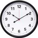 LEIKE Metal Indoor Outdoor Wall Clock 14IN Black, Retro Silent Quartz Battery Operated, Decorative for Patio, Kitchen, Living Room, Bedroom, Pool