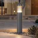 31.5" Landscape Path Lights, IP65 Waterproof Pathway Lights Wired, 7.9"Lx7.9"Wx31.5"H