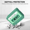 AirPods Pro 2 Case Cover, KOREDA Cute Funny Cassette Tape Design Cartoon Silicone Protective Case for AirPods Pro 2nd/1st Generation (Green)