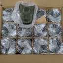 Woho Green Votive Candle Holders Set of 12, Green Glass Tealight Candle Holder for Wedding Party Table Centerpiece, Tea Lights Candle Holder Vintage for Fall Thanksgiving Christmas Decor