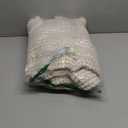 Amlie Home Waffle Chenille Throw Blanket for Couch, Pineapple Stitch Knit Soft Cozy Knit Blanket Decorative Throw for Sofa, Chair, 50"x60", Beige&Ivory