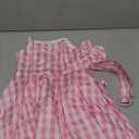 Girls Pink Gingham Costume Dress Movie Cosplay Dress up Kids Birthday Party Halloween Outfits with Accessories (4-5 Years)