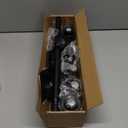 ENJOYBASICS 2 Pack Adjustable Spring Tension Curtain Rods 32 to 66 Inches, Stainless Steel Matte Black Shower Rod No Drilling for Window, Bathroom, Closet, Room Divider, 7/8" Diameter