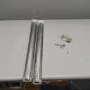 1 Pair Full Extension Ball Bearing Drawer Slides 8 10 12 14 16 18 20 22 24 Inch 100 LB Load Capacity Side Mount File Cabinet Rails Dresser Metal Runner Trash Can Kitchen (10 inch, Sliver)