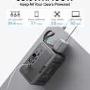DARAN Portable Power Station 89.6Wh LiFePO4 Battery 100W(200W Peak) Solar Power Bank, Portable Charger Small Generator with AC Outlets & PD Fast Charging for Home/Laptop/Camping(Solar Panel Optional)