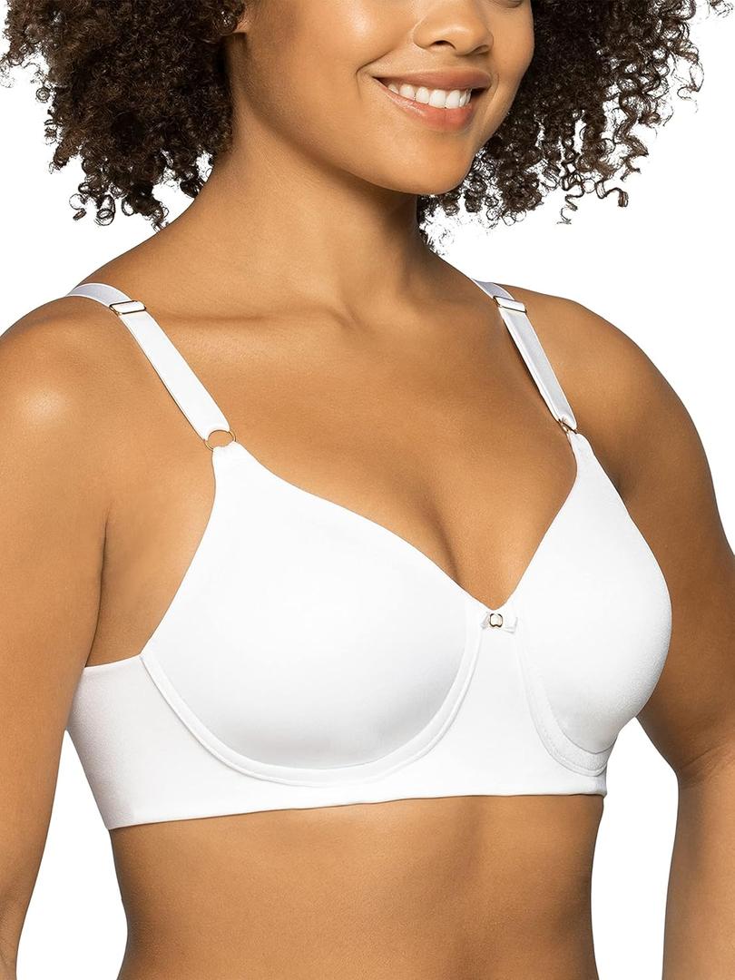 Vanity Fair Women's Beauty Back Full Coverage Wirefree Bra 72345 (34D)