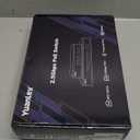 YuanLey 10 Port 2.5G PoE Switch Unmanaged, 8 x 2.5G Base-T PoE Ports, 2 x 10G SFP, IEEE802.3af/at, 120W, Compatible with 100/1000/2500Mbps, Metal Fanless, VLAN, Rack Mount 2.5Gbe Network Switch