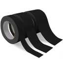 yeload Black Gaffers Tape 3 Pack - 1", 2", 3" - 90FT Waterproof, No Residue, Non-Reflective, Easy Tear - Multipurpose Gaff Tape for Photography, Filming, Stage, Production, Masking, Flooring, Gym