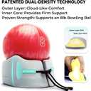 Travel Neck Pillow for Airplane: Neck Brace-Like Support 360 Chin Lock for Men in Middle Seat Sleep - Zero Head Slumping into Strangers - 8-Hour Upright Sleeping Without Neck Pain