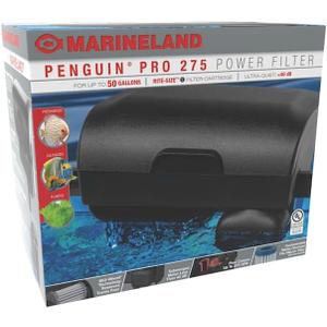 MarineLand Penguin PRO 275 Power Filter Multi-Stage Aquarium Filtration for Aquariums Up to 50 Gallons