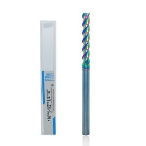 1/4" Extra Long Carbide Square End Mill for Aluminum, Copper Alloy, Plastic, 4" Overall Length End Mill Bits, 3 Flute HRC 55 Deg DLC Coating, CNC Router Bits (1 Pieces) (1/4" Extra Long (1 Pieces))