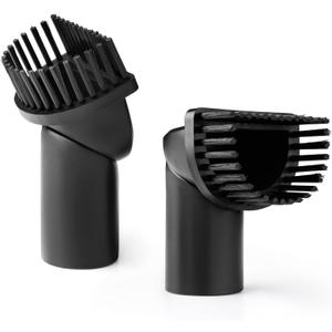 Shop-Vac 1-1/4 Swivel Brush, 2 Pack - Perfect for Flexible Cleaning of Car Interiors, Carpets, and Sofas