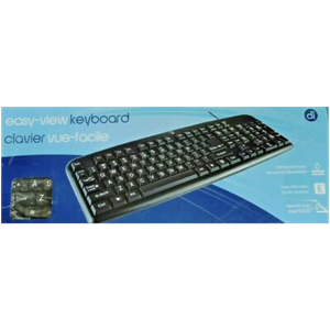 Easy View USB Keyboard w/ Easy-Touch Keys - Digital Innovations Brand