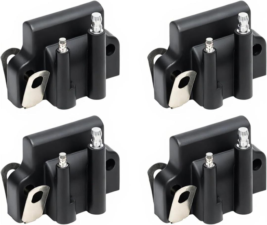 4-Pack Ignition Coil 18-5179 for Johnson Evinrude Outboard 40-300HP 60HP 70HP 88HP 90HP 100HP 115HP 120HP 125HP 140HP 150HP 175HP 200HP 225HP 1985 & Later, Replaces OEM 582508 0582508 183-2508