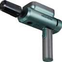 Hooyeah Portable Cordless Pressure Washer, Lithium Battery Powered Handheld Water Sprayer, Max 217 PSI, 5-in-1 Nozzle & Foam Pot, Type-C Charging Foldable Pressure Washer Gun for Car, Bikes, Patios (Green)