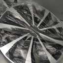 Hubcap Wheel Covers Replacement R16 Size Hub Caps Universal-Fit Steel Wheel Rim Cap ABS Tire Cover for Most Cars Trucks SUV Sedans -Set of 416-inchSilver-Black