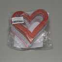 Glitter Valentines Day Decor Heart Picks, 12pcs 77.5" Large Valentine Tree Ornaments, Red Pink White Floral Picks For Wedding Anniversary Engagement Office Garlands Mantels Table Home Decor