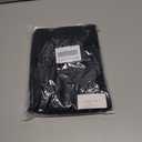 Womens V Neck Button Down Tops Puff Long Sleeve Tunic Blouse Dressy Loose Fit Basic T Shirt Business Casual Work Tops (Black, S)