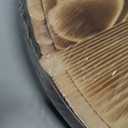 Decorative Round Wood Tray for Bathroom Counter Kitchen Decor Trays Wooden Riser Small Coffee Dining Table Tray Vanity Bathroom Sink Accessories for Soap Perfume Trays Countertop Candle Pedestal Stand