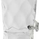 CreativeWare Sculptured 3 Gallon Beverage Dispenser (11"L x 11"W x 19"H)