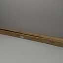 1-inch 5-8 inch Double Drapery Curtain Window Rod Set Antique Brass 48"-84