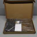 TAVR Dual Monitor Stand Riser, Computer Monitor Stands for 2 Monitors, Extra Long Multifunctional Desktop Organizer Riser for Computer, Laptop, PC, Printer, TV, Max 43.3" Length, Rustic Brown