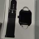 Smart Watch for Men Women, 1.96" GPS Watcher with 120+ Sports Modes, Blood Pressure/Heart Rate/Blood Oxygen/Sleep Monitor, IP67 Waterproof Smartwatch for Android iOS (Black)