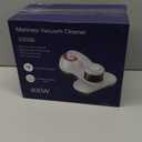 Mattress Vacuum Cleaner, Handheld UV Bed Vacuum Cleaner 16KPa & 12800 Vibrations Per/Min Upgraded Effectively Clean Up Bed, Pillows, Cloth Sofas, Carpets and Ther Fabric Surfaces (Red - Wired)