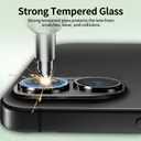 BLEUM CADE 3 Pack Camera Lens Protector for iPhone 16 Plus, Full Coverage, Anti-Scratch, 9H Hardness Tempered Glass