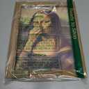 Wood Framed Funny Mona Lisa Canvas Wall Art Bathroom Mona Lisa Classical Wall Decor Pinching Nose Painting Celebrity Classical Vintage Whimsical Posters Pictures Humor Amusing Toilet Prints (10"L x 8"W)