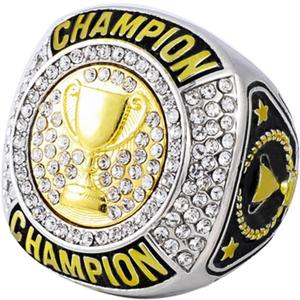 Championship Ring Trophy Award Gift Tournament Champions or Finalists Champion Ring (size 10)