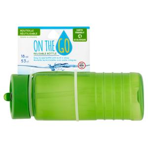 Jacent Reusable Bottle 18OZ Pack of 2 (Green, Blue)
