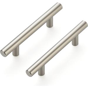 Ravinte 40 Pack | 5'' Cabinet Pulls Brushed Nickel Stainless Steel Kitchen Cupboard Handles Cabinet Handles 5Length, 3 Hole Center