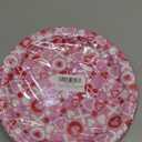 QZYL 48 PCS Valentines Plates, 9 IN Pink Red Color Heart Paper Plates, Round Heart Love Design Valentine's Plate Love Party Plates, Disposable VD Dinnerware for Valentines Anniversaries Wedding