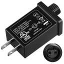 Feekoon Class 2 LED Power Supply 29V 13W Transformer, Waterproof IP44 US Plug Adapter, Seasonal Use LED Driver, Low Voltage for Christmas Tree Lighting, Holiday String Light Outdoor(1 Pack)
