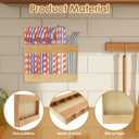 2 x Reusable Straw Dispenser Organizer, Straw Holder with Double Sided Adhesive Tape Tumbler | Adhesive No Drill Installation | Eco-Friendly Kitchen Cabinet Organizer