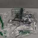 Space Saving 6 Tier Pant Hangers, Anti-Slip, Stainless Steel, 2 Pack, Black