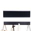 Slat Wall Paneling Garage Tool Organizer Wall Mount Garage Slat Wall Storage Systems, Black Slatwall Panels Bike Storage Rack Garage Organizers and Storage PVC Wall Panels (24Lx6W 2Pack)