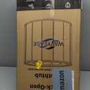 WAVYEASE Portable Bath Tub for Adults -(31.5"L x 26"H) Foldable Cold Plunge Tub for Recovery - Collapsible Soaking Bath Tub for Shower Stall Home SPA - Outdoor Ice Bathtub for Athletes (Black)