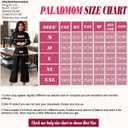Women's Elegant Long Sleeves Work Loose Wide Leg Pants Clubwear Party Dressy Jumpsuits (XL)