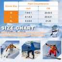 Kakashi Heated Gloves for Men Women, Upgraded 5000mAh Rechargeable Battery Electric Heated Ski Gloves Waterproof for Winter Outdoor Work Motorcycling Cycling Hiking Camping