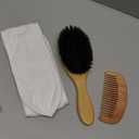 Belula 100% Boar Bristle Hair Brush Set (Medium). Soft Natural Bristles for Thin and Fine Hair. Restore Shine And Texture. Wooden Comb, Travel Bag and Spa Headband Included!