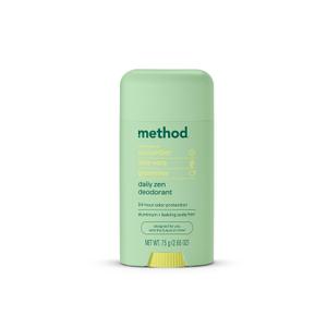 Method Deodorant, Daily Zen, Cucumber, Seaweed + Green Tea Notes, 24 Hour Odor Protection, 2.65 oz 
