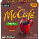 McCafe Premium Roast Decaf, Keurig Single Serve K-Cup Pods, Medium Roast Coffee Pods, 48 Count
