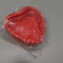 4 Inch Mini Heart Shaped Cake Pans, 2 Pack Nonstick Small Heart Silicone Baking Molds for Cheesecakes, Chocolate Cakes, Brownies, Red