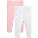 Baby and Toddler 2 Pack Pull On Pants Solid Ribbed Leggings Infant Clothes Size 100 cm