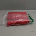 Mr. Pen- Christmas Tree Skirt 36 inches, Red Faux Fur Christmas Tree Skirts with Gold Snowflakes